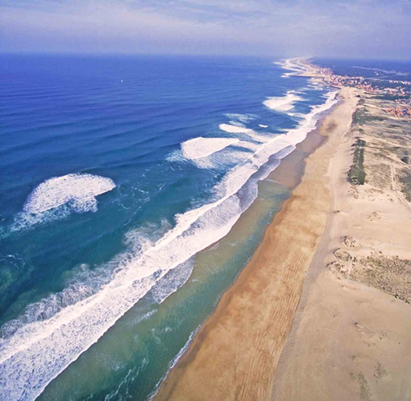 terrasse bois couverte avec hamac du surf camp hossegor wasa